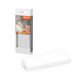 LEDVANCE Under-Unit Light with 2 Sockets and 2 USB-C Ports, Wide Flood Radiation (Floodlight), 3.85W, 250lm, 3000K, 830 Warm White, White Extension, Dimmable, Plastic (PC), IP20