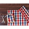 Gratico July 4th Placemats for Dining Table Patriotic Placemats 100%