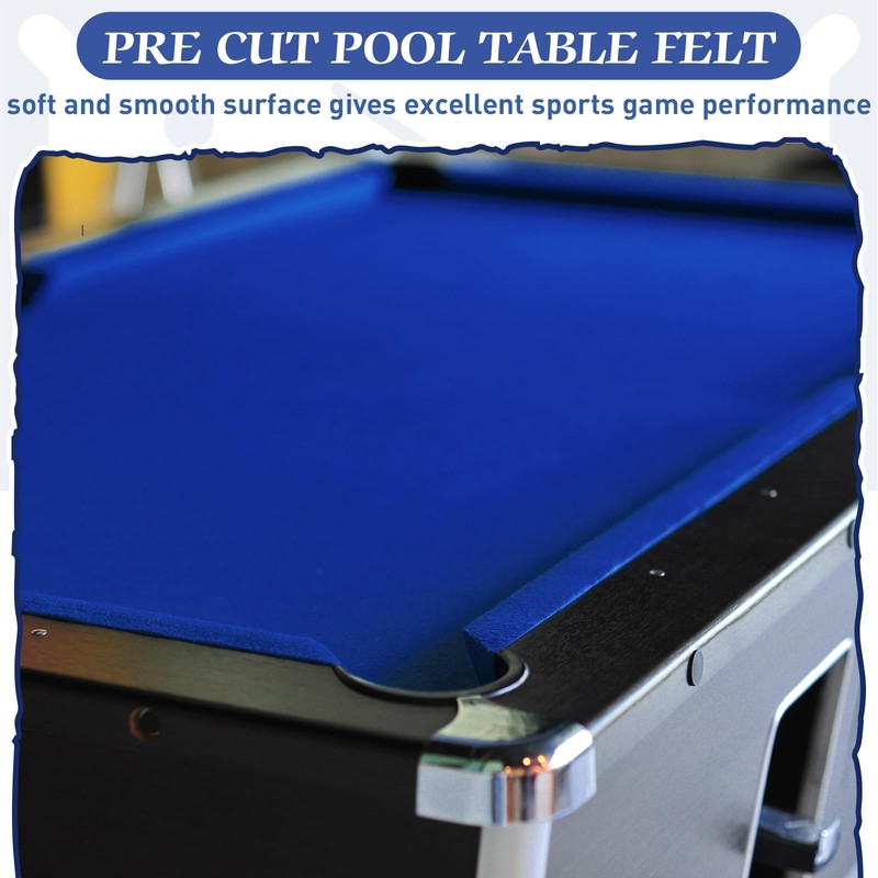 Mixweer Billiard Cloth for 8 ft Pool Table Pre Cut