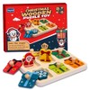 Waybla Stocking Stuffer for Kids - Christmas-Themed Wooden Peg Puzzle