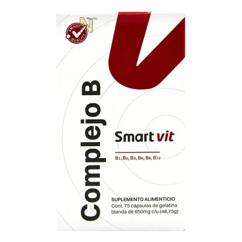 Complejo B (75 Cápsulas De 650 Mg C/u) Smart Vit