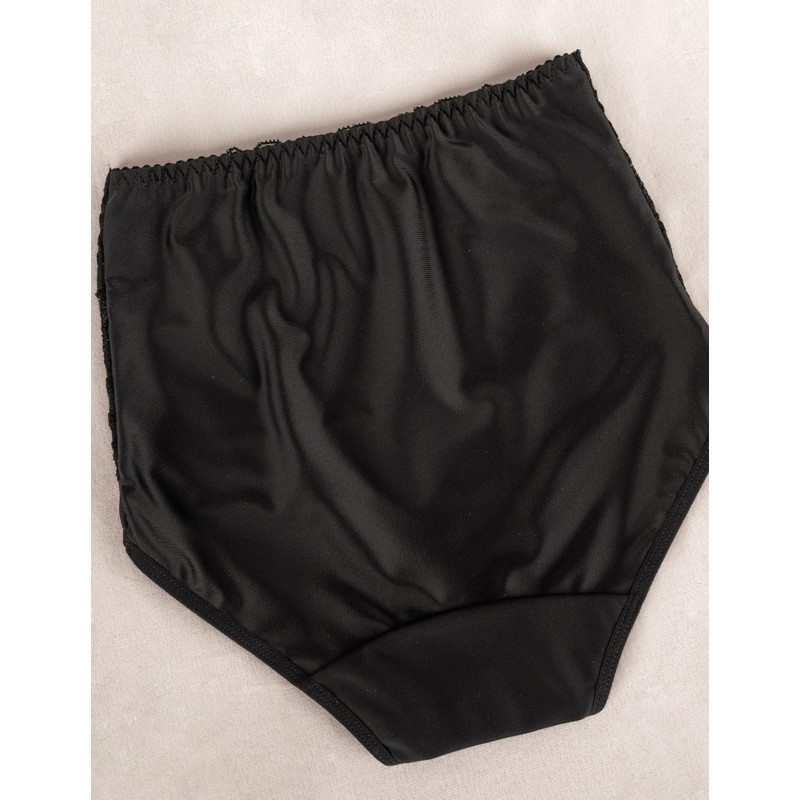 Wolbar Women's Sexy Shapewear Briefs Lace Bodice Briefs High Waist