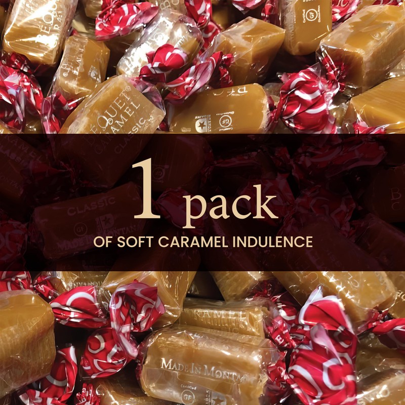 Bequet Caramel Classic Handcrafted Gourmet Butter Caramel Candy 3.6oz 1