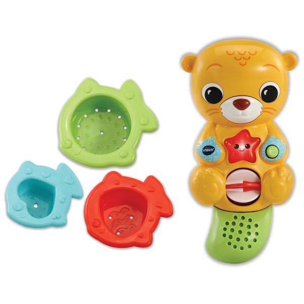 VTech Baby Bath Fun Otter - Interactive Bath Toy with Water Sensor that Speaks and Sings - For Children Aged 1-5 Years