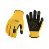 Vgo... 1 Pair Multi-Purpose Synthetic Work Gloves, Gardening Construction Builder
