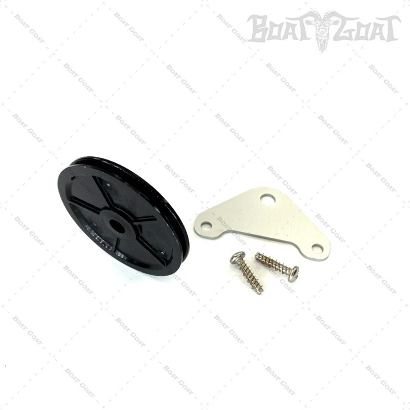 MotorGuide Tour Pro Steering Cable Pulley + Plate & Screws