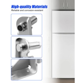 Refrigerator Door Hinge Repair Kit Fit for Electrolux Frigidaire Gibson Kelvinator Westinghouse Replace 5303918455 240537101