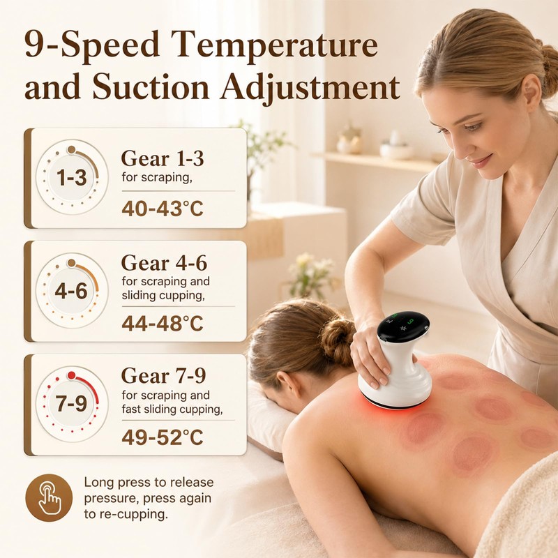 Vacuvia Vacuum Massager Against Cellulite with Cupping & Heat
