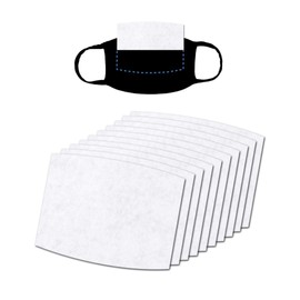 Face mask filters 100% USA MADE HEPA H-11 REPLACEABLE, BREATHING INSERT PROTECTIVE MOUTH MASK FILTER FOR MEN WOMAN, ANTI POLLUTION AMERICAN MADE SUPERIOR TO PM2.5 FILTERS (10)