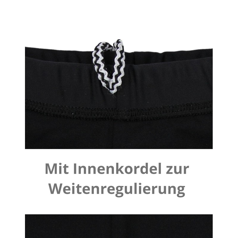 Aquarti Boys' Swimming Trunks with Side Inserts, Black/Graphite/Blue