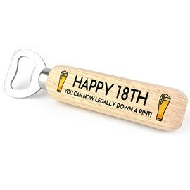 Red Ocean 18th Birthday Bottle Opener Gifts for Son Brother Funny Birthday Gifts for Him