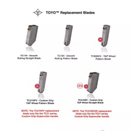 TOYO™ Professional Glass Cutter  Replacement Blades - 5 Options - TC-21HSV