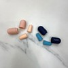 Noise-canceling earplugs, earplugs, concentration and sleep Blue with case 5ea