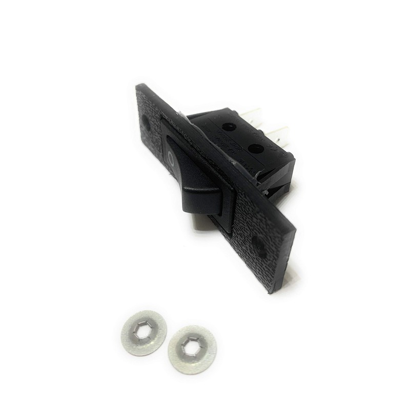 704573 Replacement Black Fan Rocker Switch Compatible With Whirlpool Jenn-Air