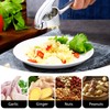Oiieco Garlic Press Set, Garlic Crusher Mincer Dual Function Heavy