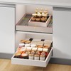 Pull out Cabinet Organizer,Width (11"-16") and Depth (17"-24") Expandable With
