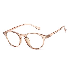 Dollger Blue Light Cut Glasses, Date Glasses, PC Glasses, No Degree, UV Protection, UV Protection, Computer Glasses, Round Glasses, Boston Glasses, Wellington, Stylish, Unisex