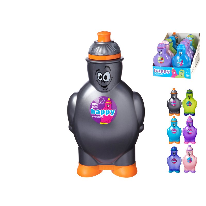 System 790 Pet Lunch Happy Bottle, 0.35 LT, Multi-Colour