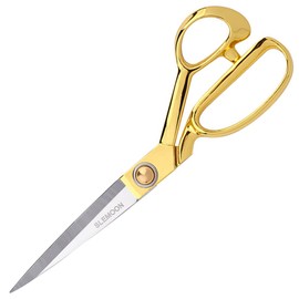 10" Sewing Scissors,Heavy Duty Tailor Scissors Shears for Fabric,Leather,Raw Materials,Dressingmaking,Altering-Professional Upholstery Shears for Dressmakers Students Office Crafting