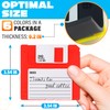 6 Pcs Silicone Floppy Disk Coaster - 6 Bright Colors