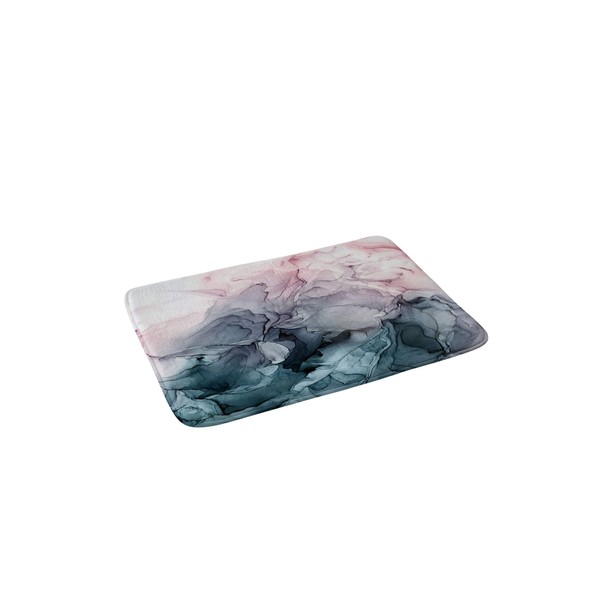 Society6 Elizabeth Karlson Blush and Paynes Gray Flowing Abstract Reflect