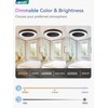 LEDIARY 20 Inch Low Profile Ceiling Fans With Lights, Led