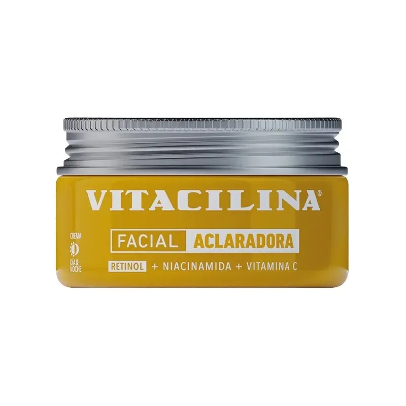 Vitacilina Facial Crema Aclaradora Retinol Día Noche 100gr