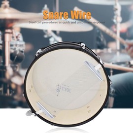 40 Strand Snare Drum Wire for 14 Inch Drums, Replacement Wire for Snare Drum with Durable Steel Springs and Black Straps