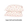 Floral Pillow Cases Queen 2 Pack, 100% Cotton Pillow Covers
