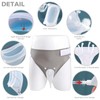 Wearable Urinary Drainage Bag for Men(2000 ML*1+1000 ML*1) ，Reusable Urine