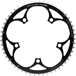 Specialites TA Unisex's Alize 130 PCD, 9/10 Speed Chainring, Black, 50T Outer