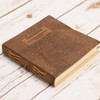 Soothi Wanderlust Handmade Antique Leather Journal for Travel or Diary,