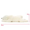 TAMMYFLYFLY Sleep Polar Bear Plush,Cute Stuffed Animal, Plush Toy, 67cm