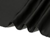 RIIQIICHY Womens Head Hair Scarf Black Like Satin Silk Scarf