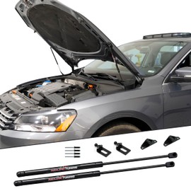 Redline Tuning 21-37003-02 Hood QuickLIFT Plus System Compatible with Volkswagen Passat 2012-2015 (All Black Components)