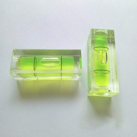 11 pcs Mini Bubble Spirit Level , 10x10x29mm Square Picture Hanging Level Mark Measuring Tools