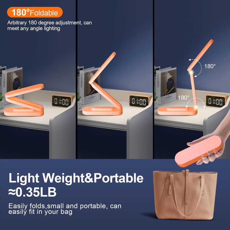 Giryuhd LED Desk Lamp for Office Home & Battery Operated