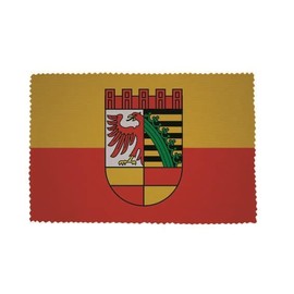 U24 Brillenputztuch Dessau Fahne Flagge Glasreinigungstuch Microfasertuch