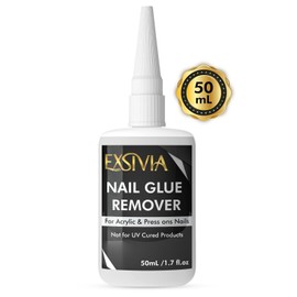 EXSIVIA Nail Glue Remover for Press On Nails, Acrylic Nails & Glue On Nails 50mL