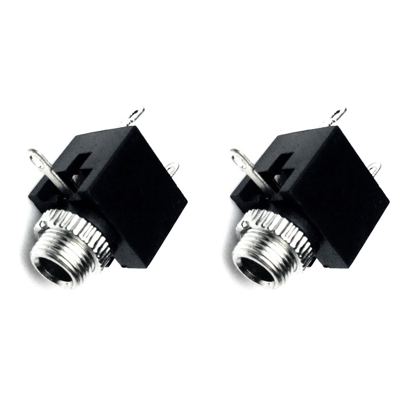 CESS Black 3.5mm Mono TS Socket, Soldering Type, Panel Chassis