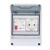 Circuit Breaker Box Waterproof 2 Holes EU Socket 250VAC Power