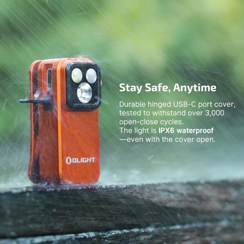 OLIGHT Multifunctional EDC Flashlight, 500 Lumens, 3 Light Modes, Magnetic