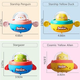 ZPSOSPZ Animal Cars Baby Toys, Baby Animal Toy Cars, Space Animal Toy Car, Suitable for Children from 6 Months to 18 Months to Play, Children's Birthday Gifts