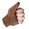 Globaleather Globaleather Classic Fingerless Wheelchair Gloves - Brown (Small) -