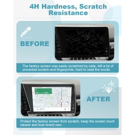 CDEFG Kompatibel mit Renault Austral/Megane E-Tech Hybrid 2024 2022 2023 Navigation Schutzfolie ETech 4H Kratzfest 12 Zoll GPS Displayschutzfolie Navi Folie Austral ETech Zubehör 2 Stück