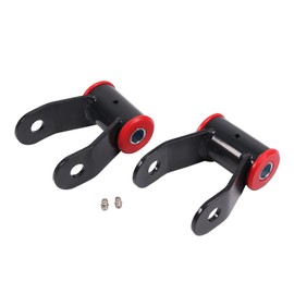 BUSIDN 710515 1-1.5" Rear Lift Leaf Rear Shackle Kit - Replacement For Chevy Silverado 1500 & GMC Sierra 1500 Truck 1988-2018 2wd & 4wd