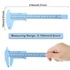 10 Pcs 150 mm Mini Plastic Caliper Vernier Caliper Double