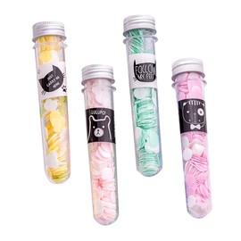 BESPORTBLE Travel Toiletries 4pcs Body Soap Slices Portable Bath Soap Flakes Paper
