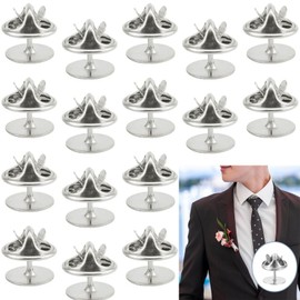 Pack of 25 Butterfly Pin Clutch, Clasps Butterfly Clips Pin, Butterfly Clutch for DIY, Ties, Jackets, Hats, Bags, Pins