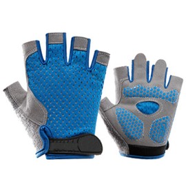 JIAHG Kids Non-Slip Gloves with Breathable Mesh Outdoor Cycling Gloves Children Summer Half Finger Sport Gloves for Running Riding Roller Skating